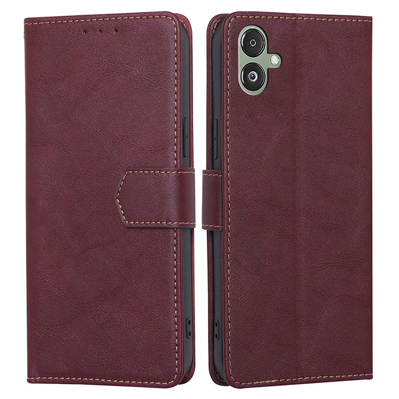For Samsung Galaxy F14 5G RFID Blocking Wallet Phone Case PU Leather Cowhide Texture Stand Cover For Samsung Galaxy F14 5G RFID Blocking Wallet Phone Case PU Leather Cowhide Texture Stand Cover